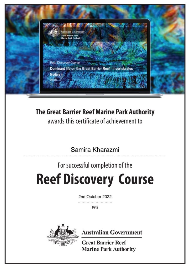 reef discovery course