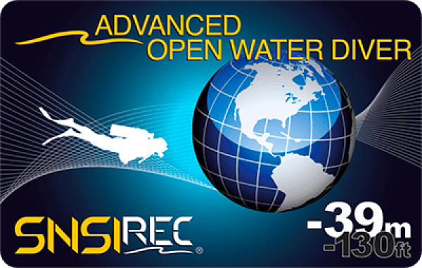 snsi advanced open water diver course