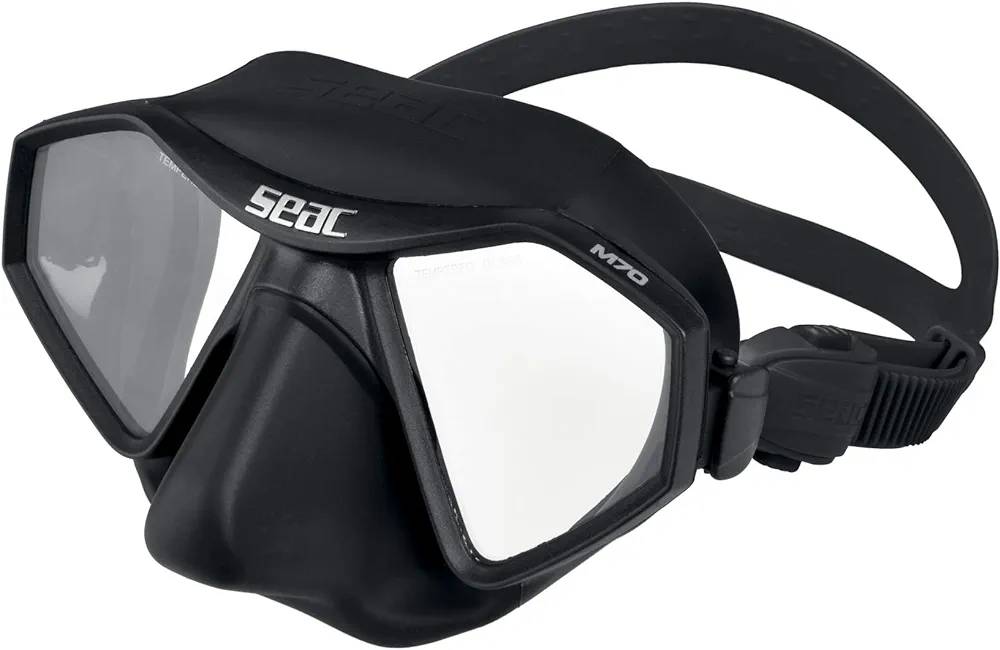 ماسک غواصی کم حجم برند ایتالیایی Seac مدل M70 مشکی