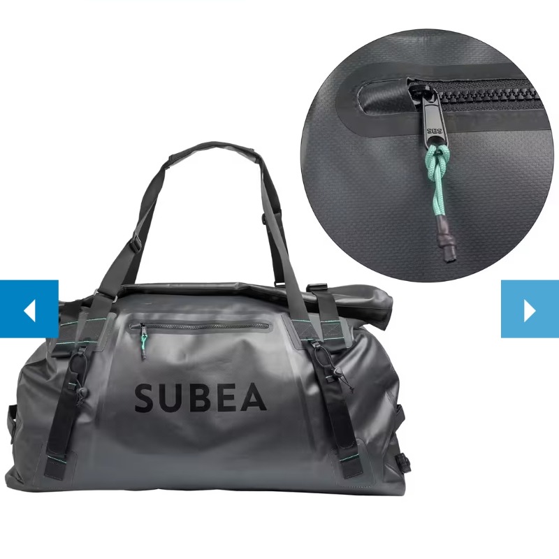 کیف تجهیزات ضد آب 100 لیتری برند فرانسوی Subea مدل IPX6 سوپاپ دار بگ شخصی حرفه ای تجهیزات آبی جدید