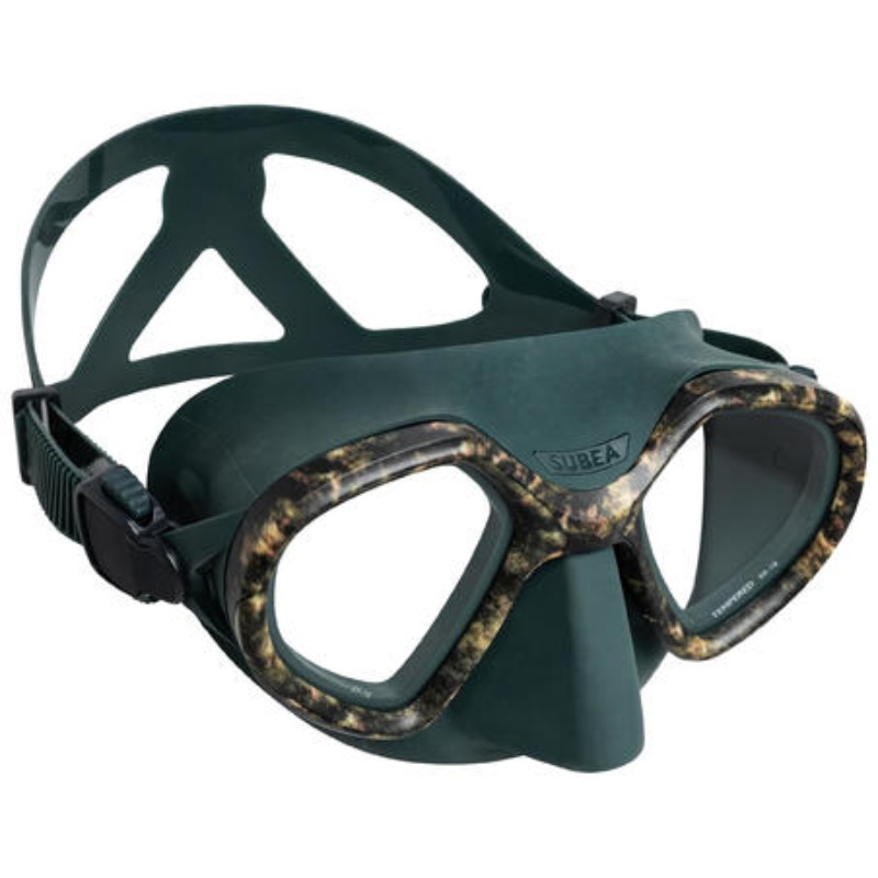 ماسک ماهیگیری یا عینک غواصی آزاد با حجم کم 500 استتاری دولنز برند فرانسوری Subea ماسک فری دایو